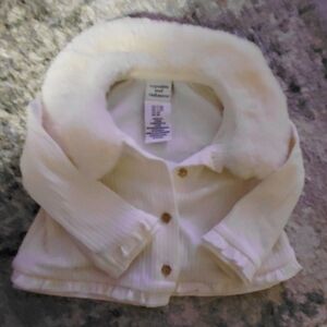 cupcakes & cashmere Cream Button Down Shirt for Kids